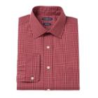 Croft & Barrow, Men's &reg; Fitted Solid Easy Care Spread-collar Dress Shirt, Size: 15.5-32/33, Red