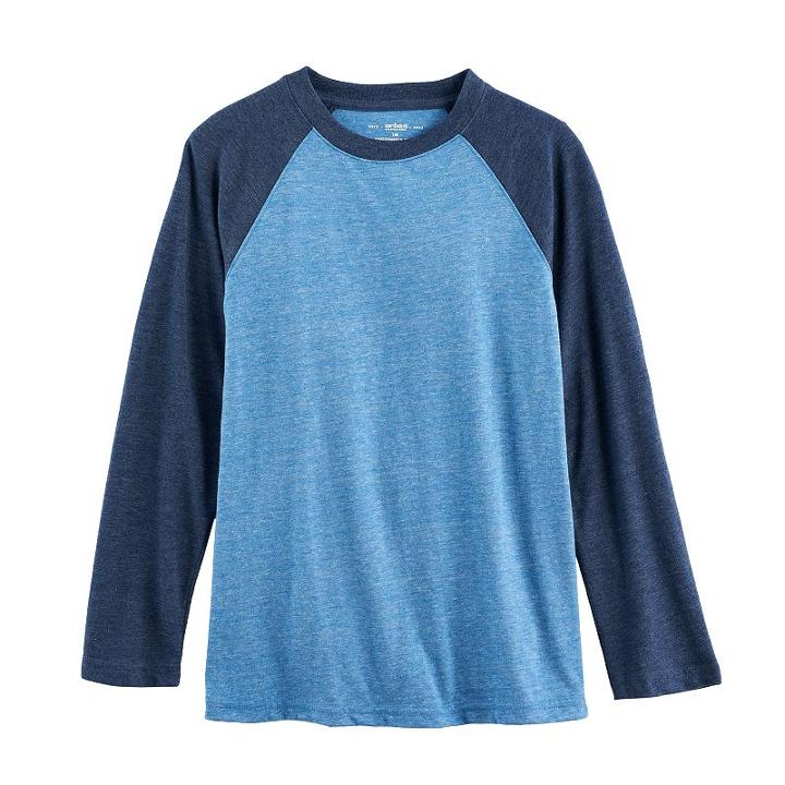 Boys 8-20 Urban Pipeline&reg; Raglan Tee, Size: Small, Blue (navy)