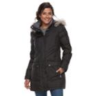 Women's Free Country Hooded Down Jacket, Size: Xl, Black