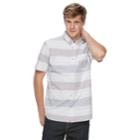 Men's Vans Striped Button-down Shirt, Size: Large, Med Grey