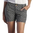 Women's Lee Essential Twill Shorts, Size: 14 Avg/reg, Black