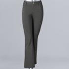 Petite Simply Vera Vera Wang Pull-on Ponte High-waisted Skinny Pants, Women's, Size: Pm Short, Light Grey