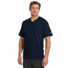 Men's Champion Classic V-neck Tee, Size: Small, Blue (navy)