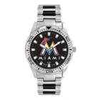 Men's Game Time Miami Marlins Heavy Hitter Watch, Silver