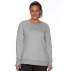 Plus Size Tek Gear&reg; Fleece Sweatshirt, Women's, Size: 1xl, Med Grey