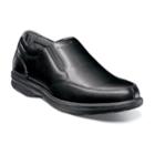 Nunn Bush Myles St. Men's Moc Toe Slip On Dress Shoes, Size: Medium (9), Black