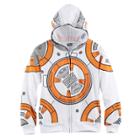 Boys 8-20 Star Wars Bb-8 Full-zip Hoodie, Size: Medium, White