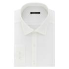 Men's Van Heusen Flex Collar Slim-fit Pincord Dress Shirt, Size: 16.5-34/35, White
