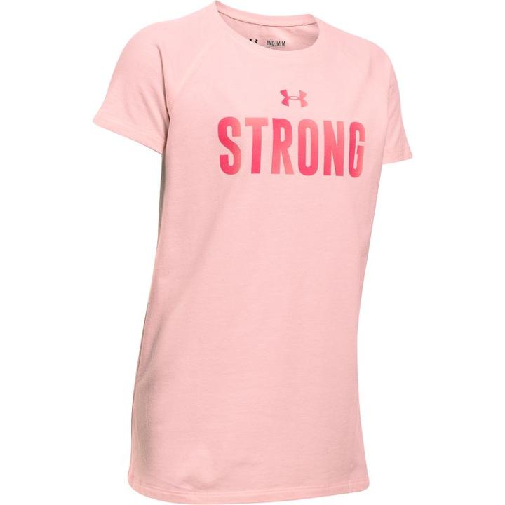 Girls 7-16 Under Armour Strong Metallic Graphic Tee, Girl's, Size: Large, Ovrfl Oth