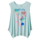 Girls 7-16 So&reg; Sharkbite Graphic Leggings Tee, Girl's, Size: 12, Turquoise/blue (turq/aqua)