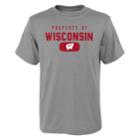 Boys 4-18 Wisconsin Badgers Property Of Tee, Size: 6-7, Grey