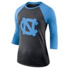 Women's Nike North Carolina Tar Heels Baseball Tee, Size: Small, Grey