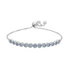 Cubic Zirconia Lariat Bracelet, Women's, Blue