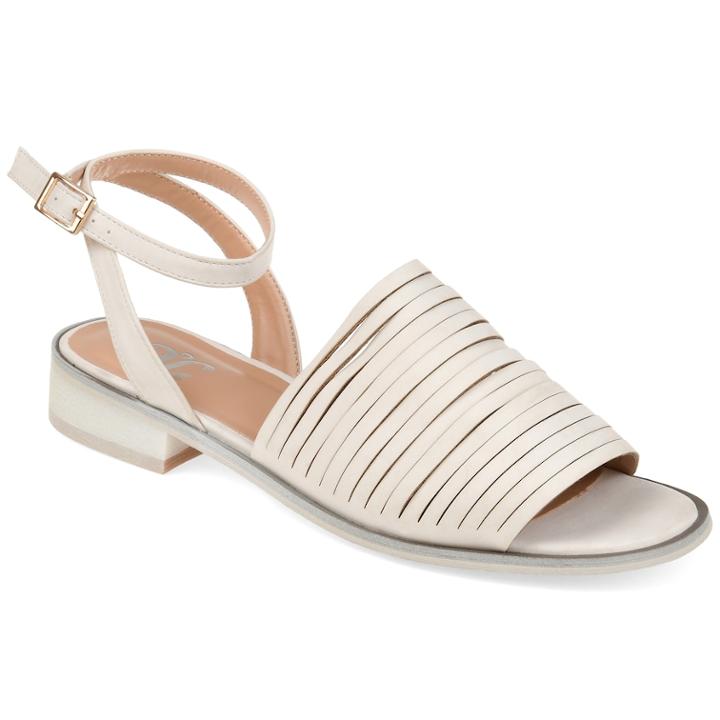 Journee Collection Louise Women's Sandals, Size: 7, White