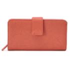 Apt. 9&reg; Sandalwood Leather Rfid-blocking Tab Clutch, Women's, Brt Red