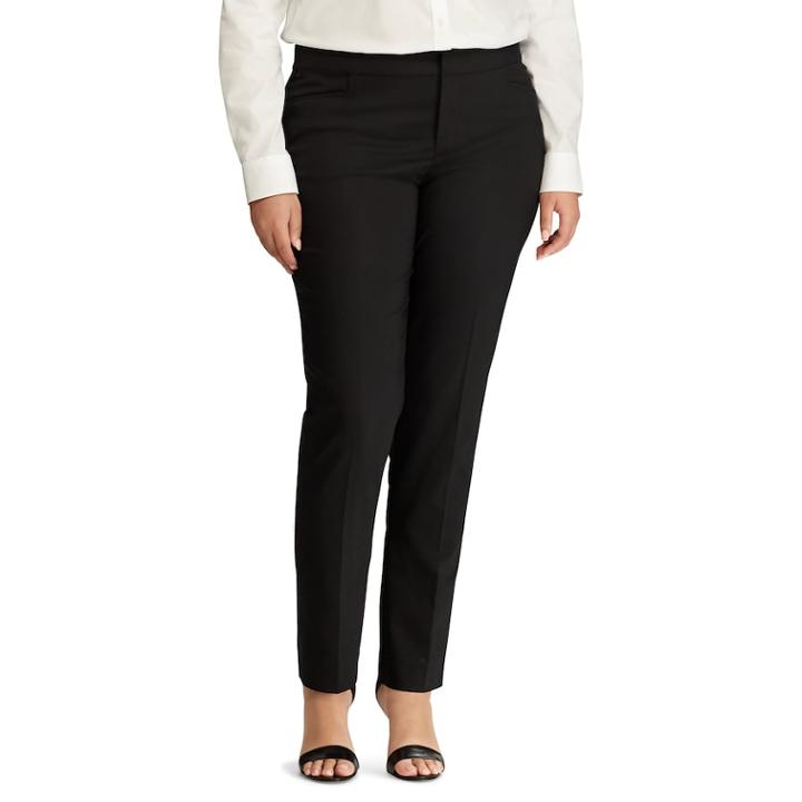 Plus Size Chaps Stretch Skinny Pants, Women's, Size: 20 W, Black
