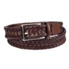 Men's Dockers&reg; Leather Stretch Braid Belt, Size: Medium, Brown