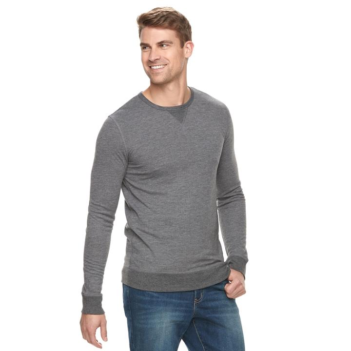 Men's Sonoma Goods For Life&trade; Modern-fit Double-knit Tee, Size: Xxl, Black