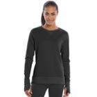 Women's Tek Gear&reg; High-low Sweatshirt, Size: Large, Black