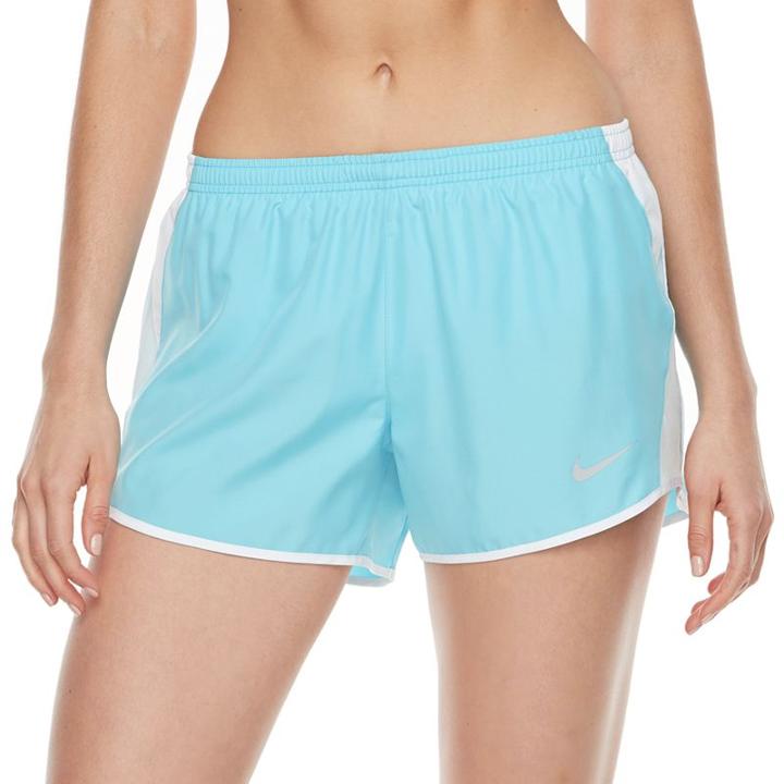 Women's Nike Dry Reflective Running Shorts, Size: Large, Brt Blue