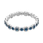 Napier Round Stone Stretch Tennis Bracelet, Women's, Med Blue