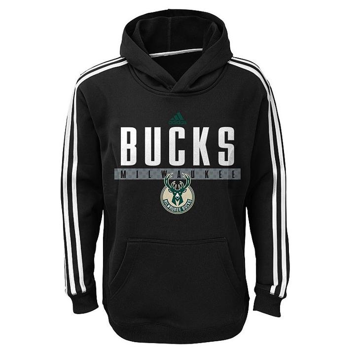 Boys 8-20 Adidas Milwaukee Bucks Playbook Hoodie, Boy's, Size: Medium, Green Oth