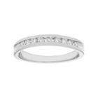 14k Gold 1/3 Carat T.w. Diamond Anniversary Ring, Women's, Size: 7.50, White