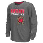 Boys 8-20 Campus Heritage Maryland Terrapins Cornerback Long-sleeve Tee, Size: L(16/18), Grey