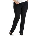 Plus Size Lee Monroe Classic Fit Straight-leg Jeans, Women's, Size: 28w T/l, Blue