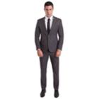Men's Nick Graham Slim-fit Plaid Unhemmed Suit, Size: 44s 37, Grey (charcoal)
