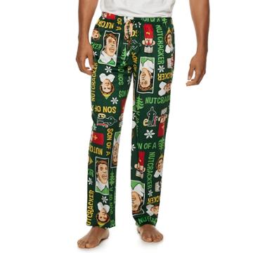 Men's Buddy The Elf Lounge Pants, Size: Xl, Green