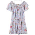 Girls 7-16 Speechless Skirted Romper With Necklace, Size: Xl, Blue