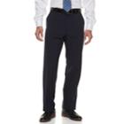 Big & Tall Croft & Barrow&reg; Classic-fit Stretch No-iron Dress Pants, Men's, Size: 48x32, Blue (navy)