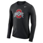 Men's Nike Ohio State Buckeyes Dri-fit Logo Tee, Size: Medium, Black