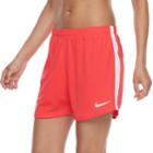Women's Nike Dry Academy Football Shorts, Size: Xs, Dark Pink