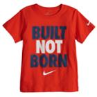 Boys 4-7 Nike Built Not Born Graphic Tee, Size: 7, Brt Red