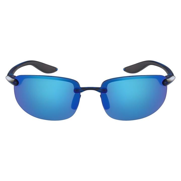 Men's Columbia Unparalleled Semirimless Rectangular Sunglasses, Med Blue