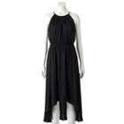 Women's Apt. 9&reg; Print High-low Maxi Dress, Size: Xs, Black
