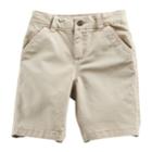 Boys 4-7x Sonoma Goods For Life&trade; Flat Front Shorts, Size: 5, Lt Beige