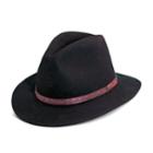 Men's Scala Wool Felt Safari Hat, Size: Xl, Black