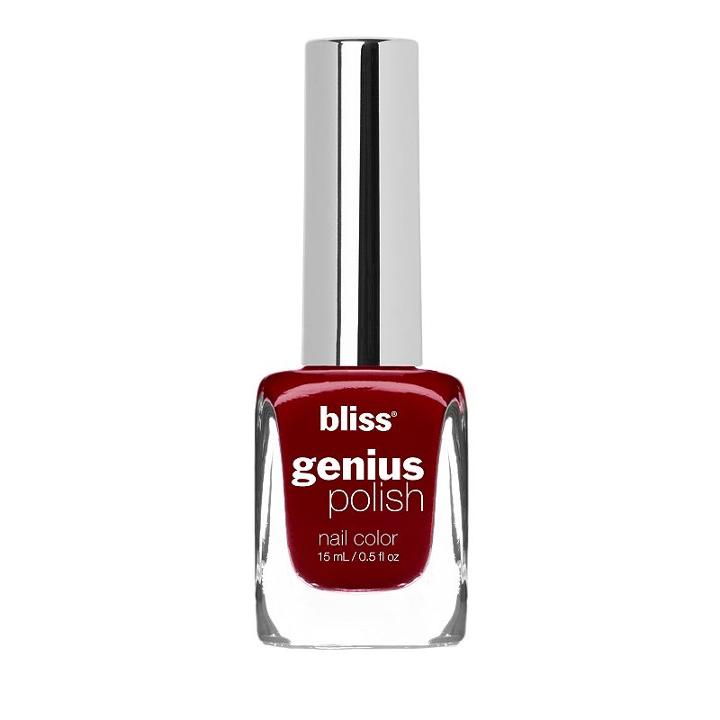 Bliss Genius Nail Polish - Cheers To You Cherry Wine, Red