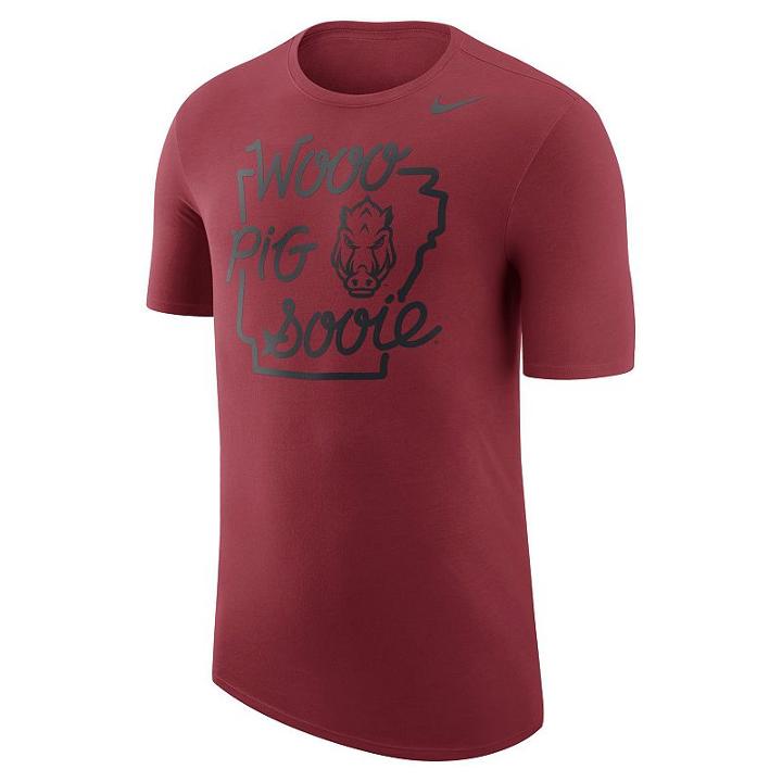 Men's Nike Arkansas Razorbacks Local Elements Tee, Size: Xxl, Red