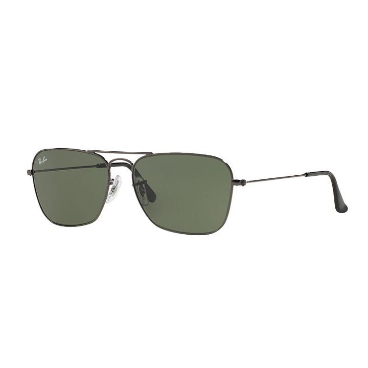 Ray-ban Caravan Rb3136 58mm Square Sunglasses, Women's, White Oth