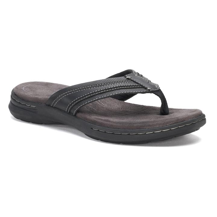 Croft & Barrow&reg; Chorus Men's Ortholite Sandals, Size: Medium (13), Black