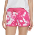 Juniors' So&reg; Beach Squad French Terry Shorts, Size: Medium, Med Pink