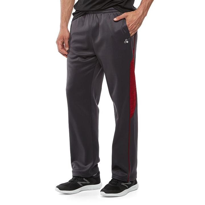 Big & Tall Tek Gear&reg; Warm Tek Performance Fleece Athletic Pants, Men's, Size: 3xl Tall, Dark Grey