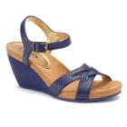 Chaps Reine Women's Wedge Sandals, Size: 8 B, Blue (navy)