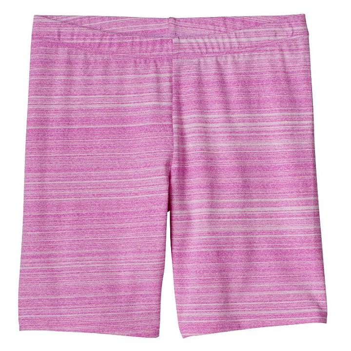 Girls 7-16 & Plus Size So&reg; Solid Midi Bike Shorts, Girl's, Size: 7-8, Med Purple