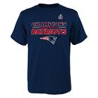 Boys 8-20 New England Patriots Super Bowl Li Champions Coronation Tee, Boy's, Size: Xl(18/20), Blue (navy)