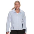 Juniors' Plus Size So&reg; Sherpa Zip-up Jacket, Teens, Size: 3xl, Lt Purple